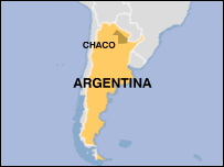 Mapa de Argentina - Chaco