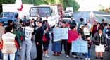 Agricultores y Mapuches Bloquearon Carretera
