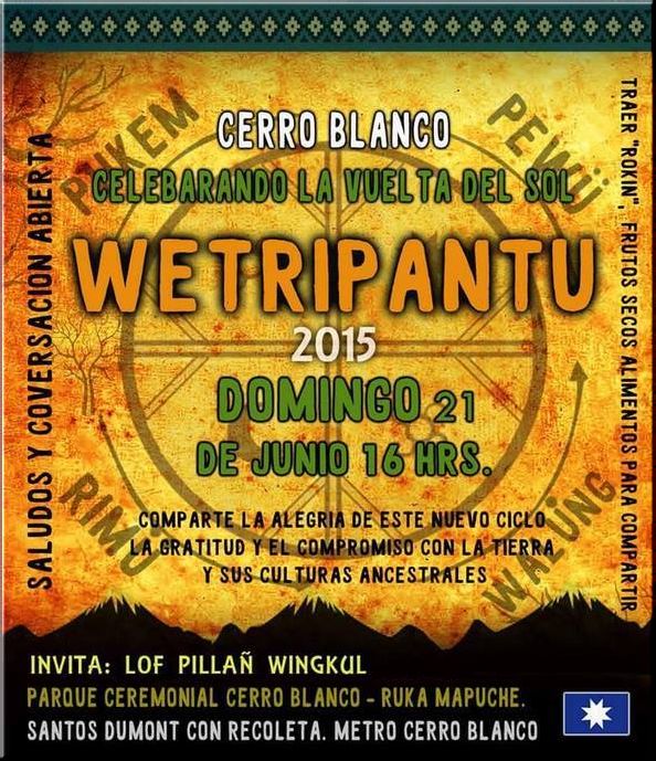 Cerro Blanco – Celebrando la vuelta del sol WETRIPANTU