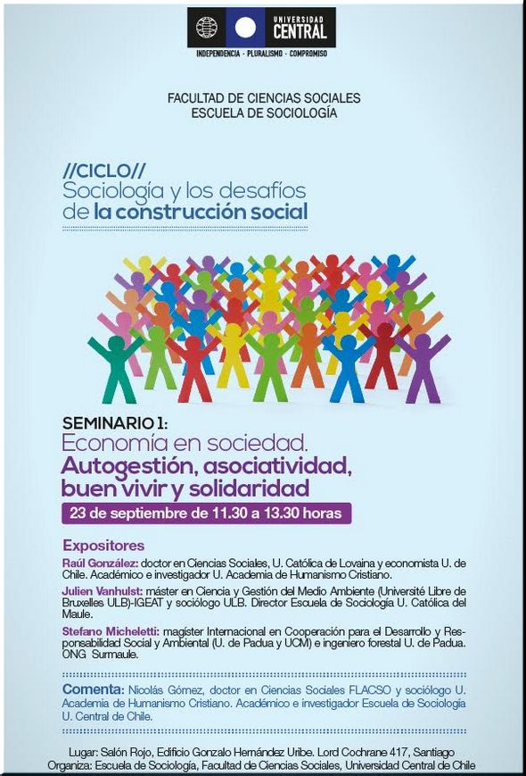 Seminario 1: Economía en sociedad. Autogestión, asociatividad, buen vivir y solidaridad