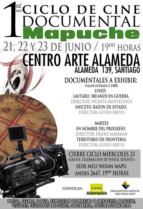 1º Ciclo de cine documental Mapuche