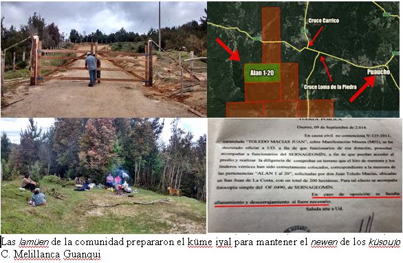 San Juan de la Costa: comunidad mapuche coloca tranca para impedir el paso a concesionarios mineros