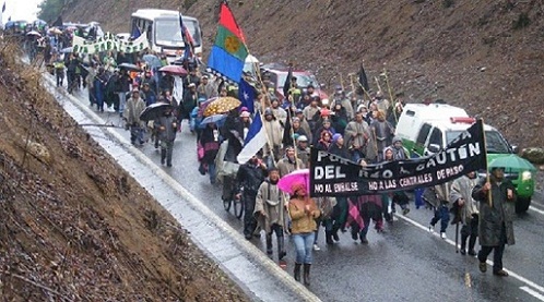 Contundente movilización por la defensa territorial en Curacautín   