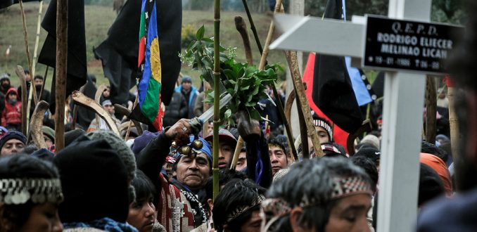 Sus huellas en la comunidad mapuche Rodrigo Melinao