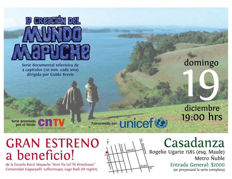 Estreno serie documental “La Creación del Mundo Mapuche” este domingo 19