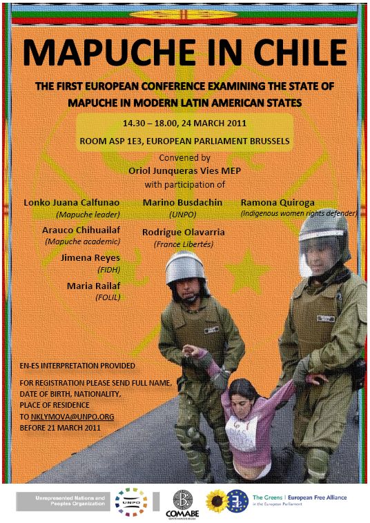Conference on mapuche people situation