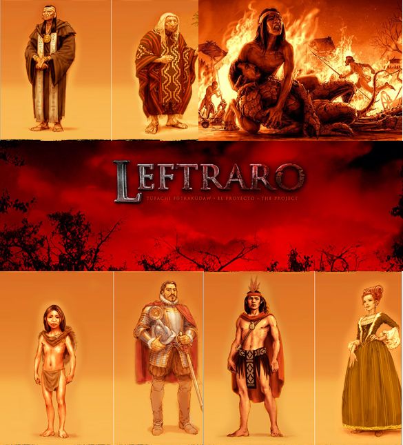 Leftraro: los bocetos artísticos que darán vida a la cinta hollywoodense