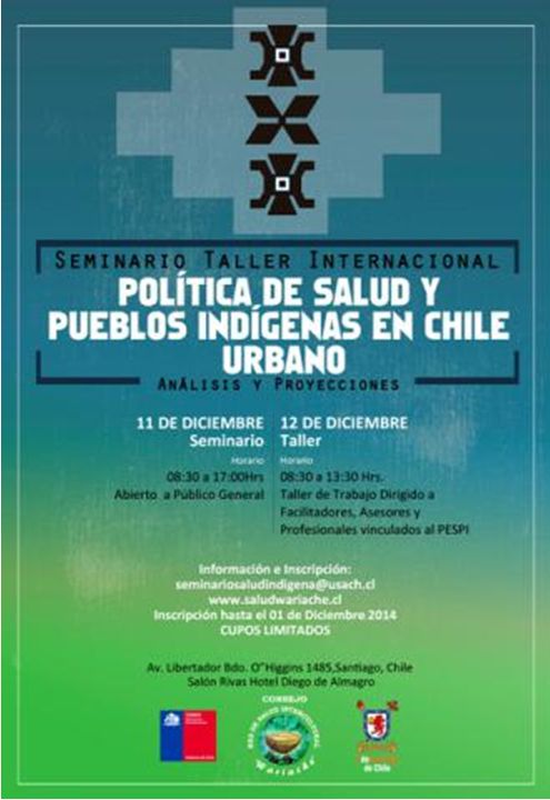 Santiago  Seminario “Política de Salud y Pueblos Indígenas en Chile”