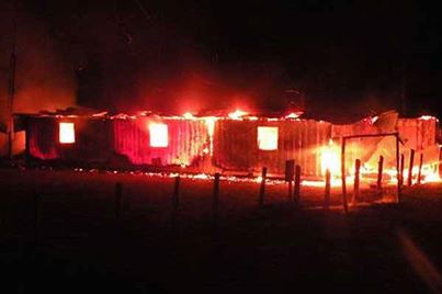Incendiaron la ruka comunitaria del lof Campo Maripe