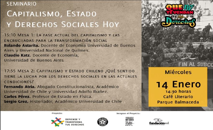 Seminario Capitalismo, Estado y Derechos Sociales Hoy
