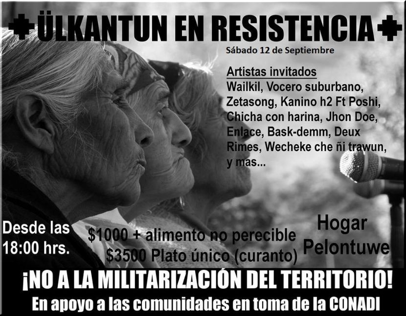 Chile,Temuco: <<ÜLKANTUN EN RESISTENCIA>>